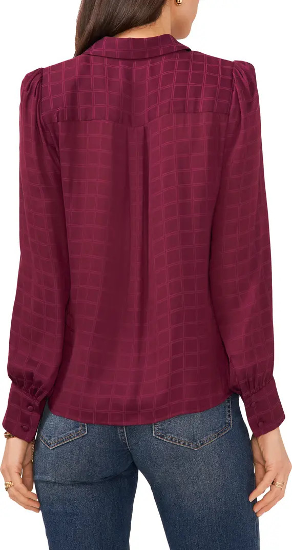 Tonal Plaid Jacquard Button-Up Shirt | Nordstrom