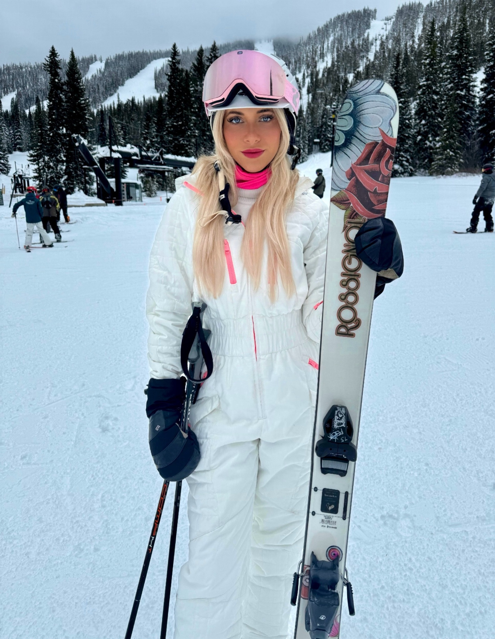 Ski Barbie outfit, Colorado ski trip, pink ski suit, free people ski suit, pink reflective highlight goggles, Amazon fashion, pink winter outfit, ski photoshoot, one piece ski outfit

#LTKtravel #LTKMostLoved #LTKbeauty