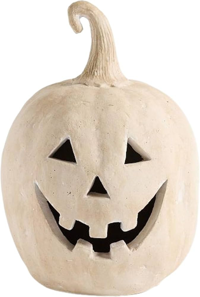 Fall Decor - Halloween Decorations - Handmade Pumpkin Jack O' Lantern Outdoor Indoor - Cute Hallo... | Amazon (US)