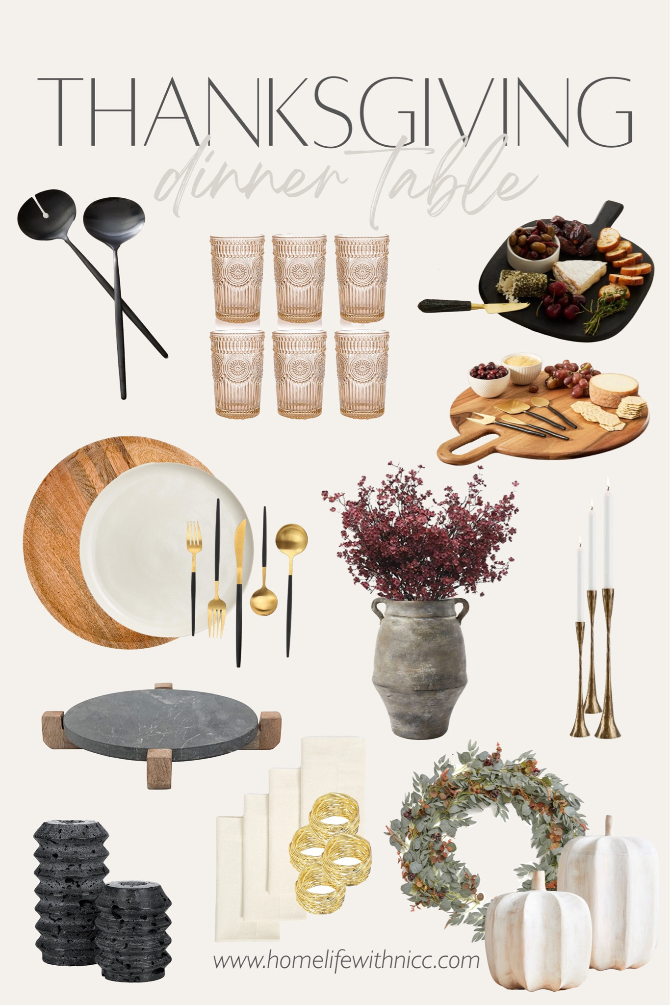 Thanksgiving dinner table styling

#LTKhome #LTKSeasonal #LTKHoliday