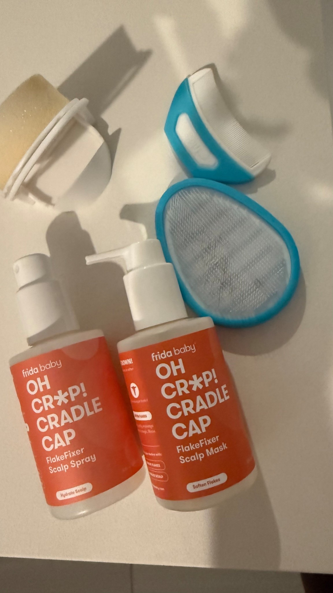 My favorite products for baby cradle cap 💞