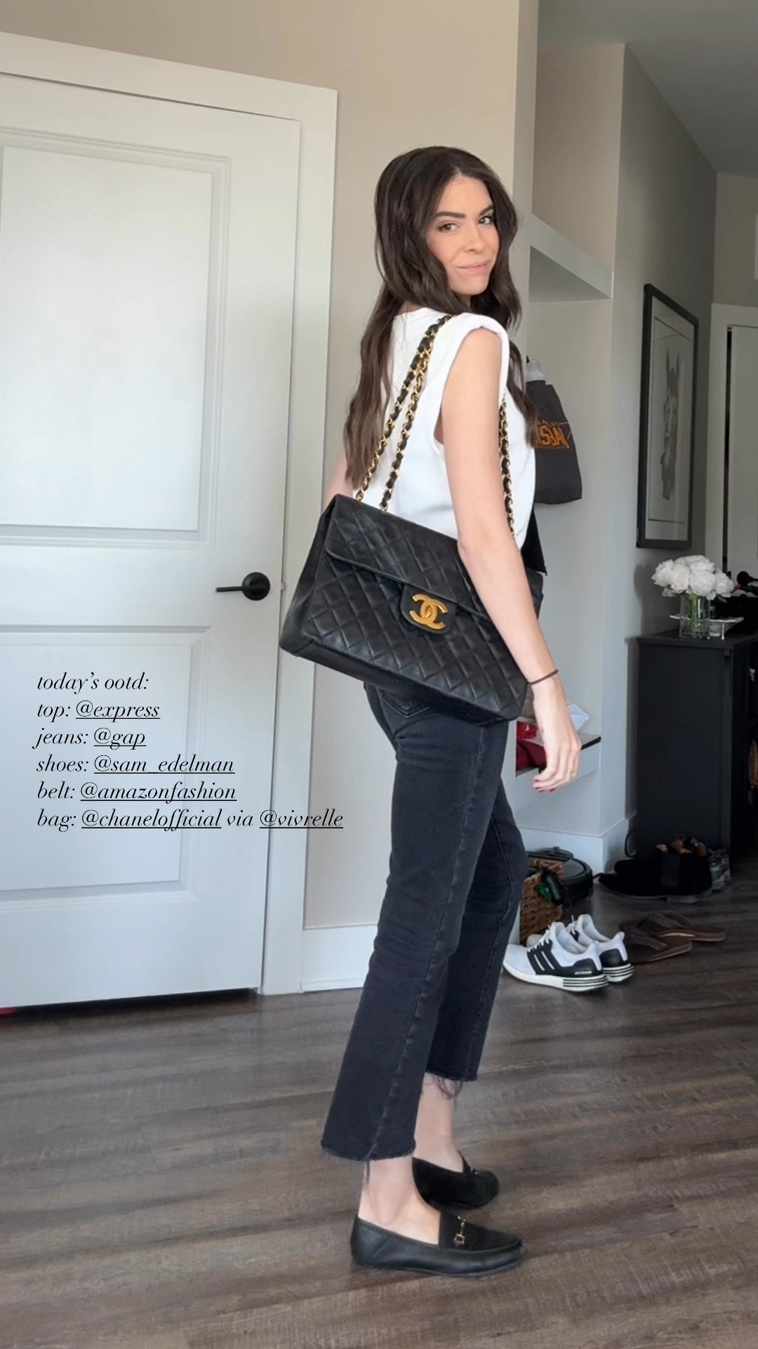 Work outfit, work style, work outfit ideas, casual work outfit,  business casual, chanel bag, loafers, denim, black jeans 

#LTKWorkwear #LTKItBag #LTKStyleTip