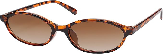 Retro Oval Small Sunglasses for Women 90s Trendy Narrow UV Protection Y2k Trendy Sunnies Shades S... | Amazon (US)