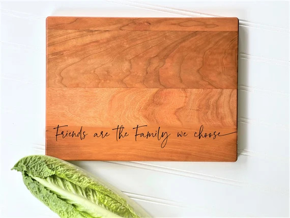 Friends Are the Family We Choose Cutting Board Friendsgiving | Etsy | Etsy (US)