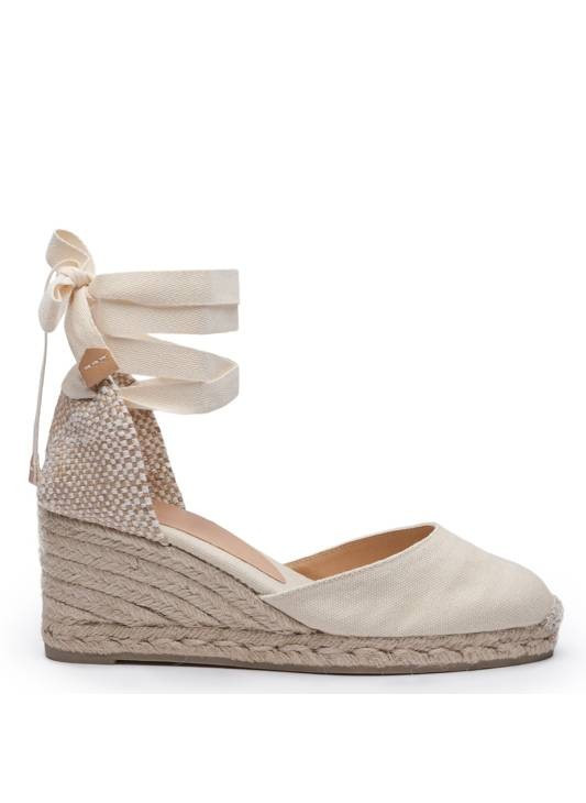 ESPADRILLES COMPENSÉES EN TOILE IVORY CASTANER - FEMME | Place des Tendances | Place des tendances (FR)