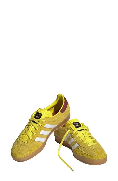 adidas Gazelle Sneaker in Yellow/White/Collegiate at Nordstrom, Size 10 | Nordstrom