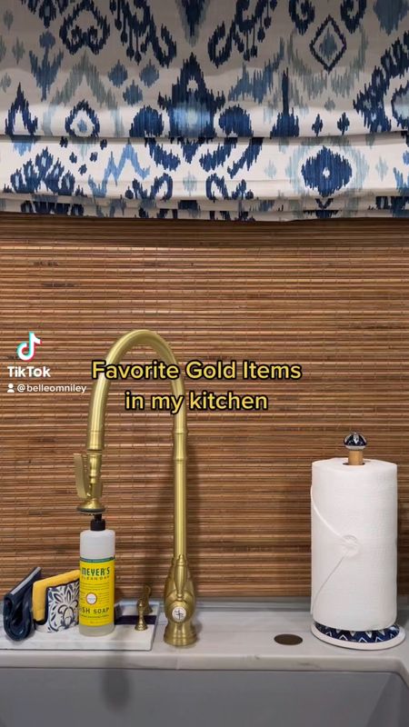 Gold kitchen accessories, Amazon finds, Waterstone faucet, kitchen decor

#LTKhome #LTKFind