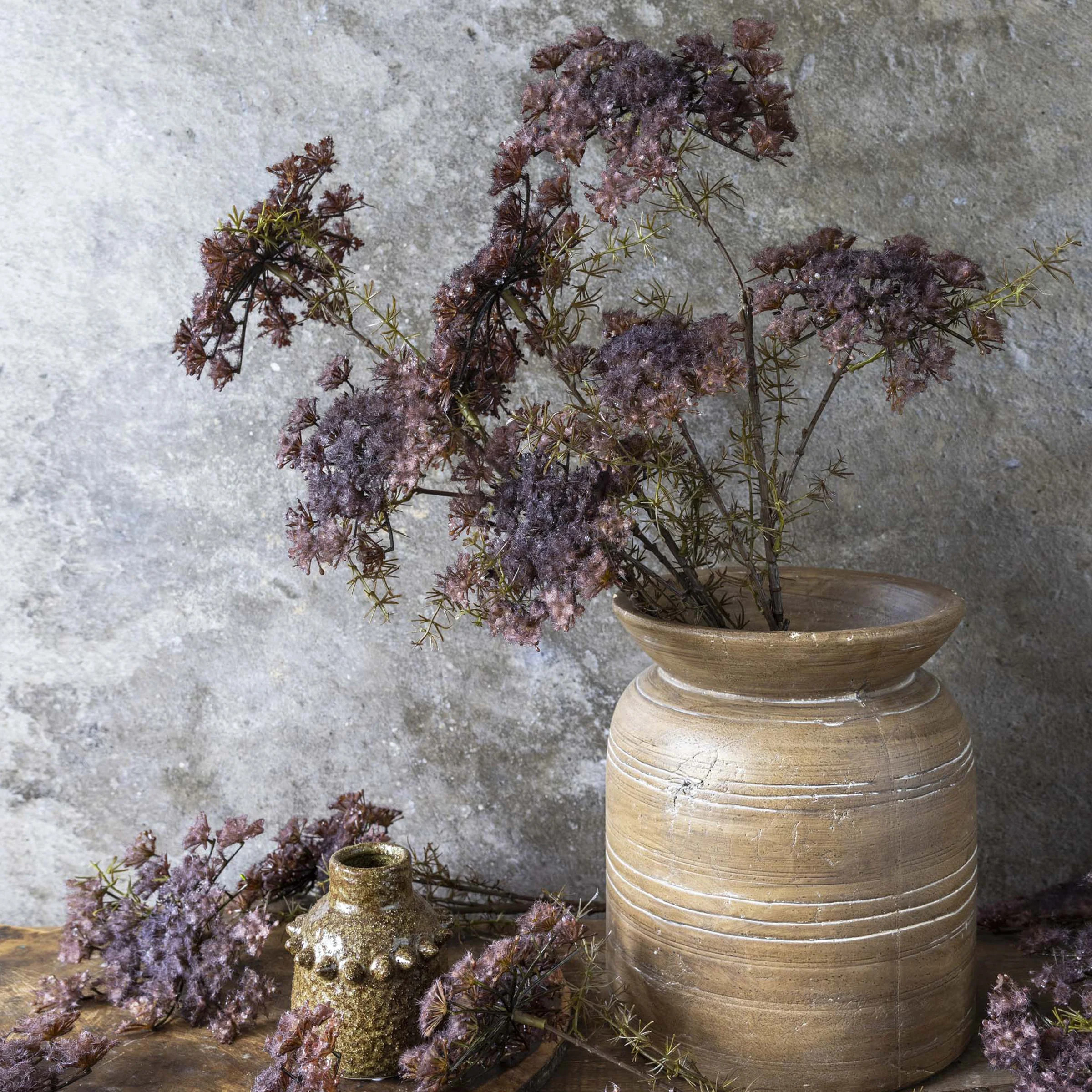 Artificial Purple Queen Anne's Lace Stem | Lenox