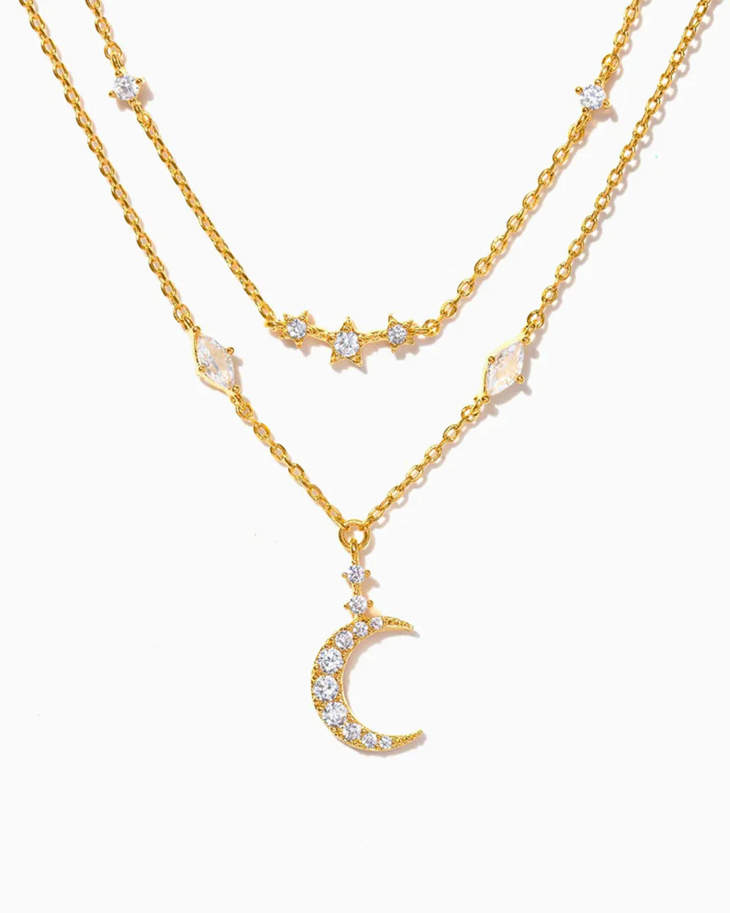Moon & Stars Layered Necklace | ban.do
