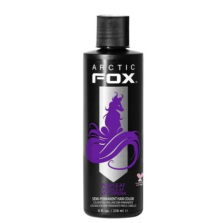 ARCTIC FOX Vegan and Cruelty-Free Semi-Permanent Hair Color Dye (8 Fl Oz PURPLE AF) | Walmart (US)