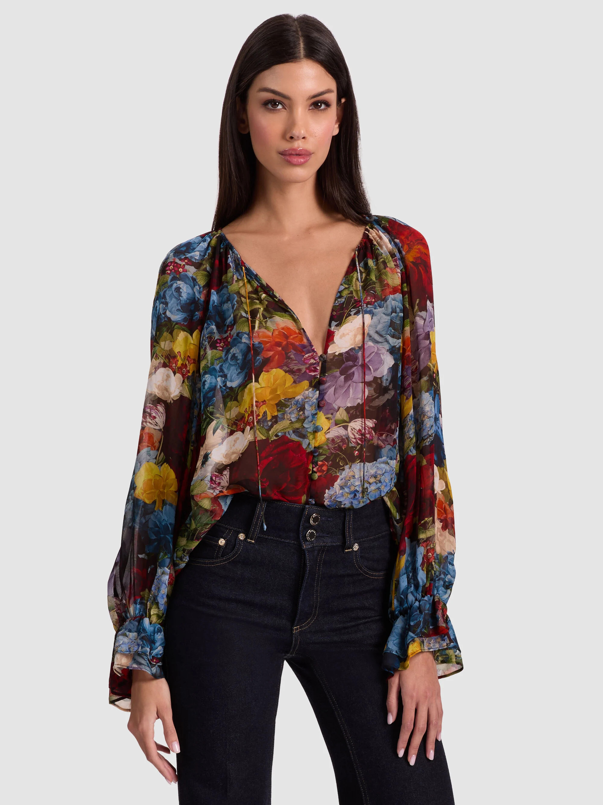 JOSEPHINE BLOUSE | Alice + Olivia