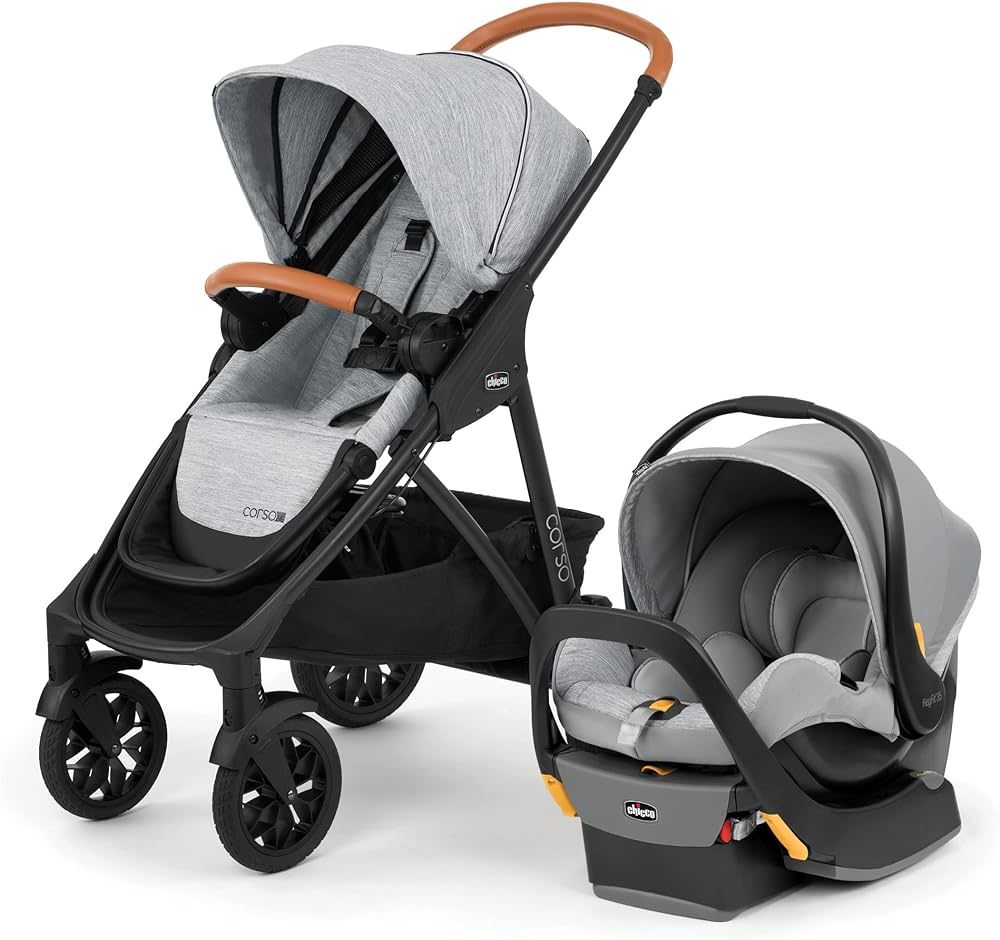 Chicco Modular Travel System - Corso LE Stroller, KeyFit 35 Infant Car Seat and Base - Stroller a... | Amazon (US)