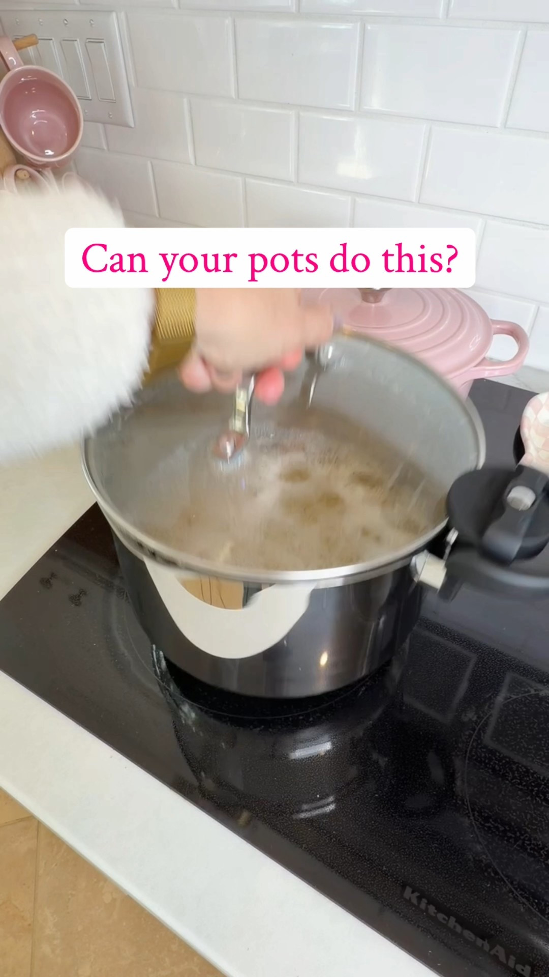 This looks like a normal pot… but it’s not. The locking lid lets you drain pasta and veggies without a strainer, and the heat-resistant handles make pouring so much easier. One of those smart kitchen upgrades and that actually simplifies cooking. 

#LTKHome