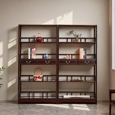 New Chinese Classic Retro Bookcase | Wayfair North America