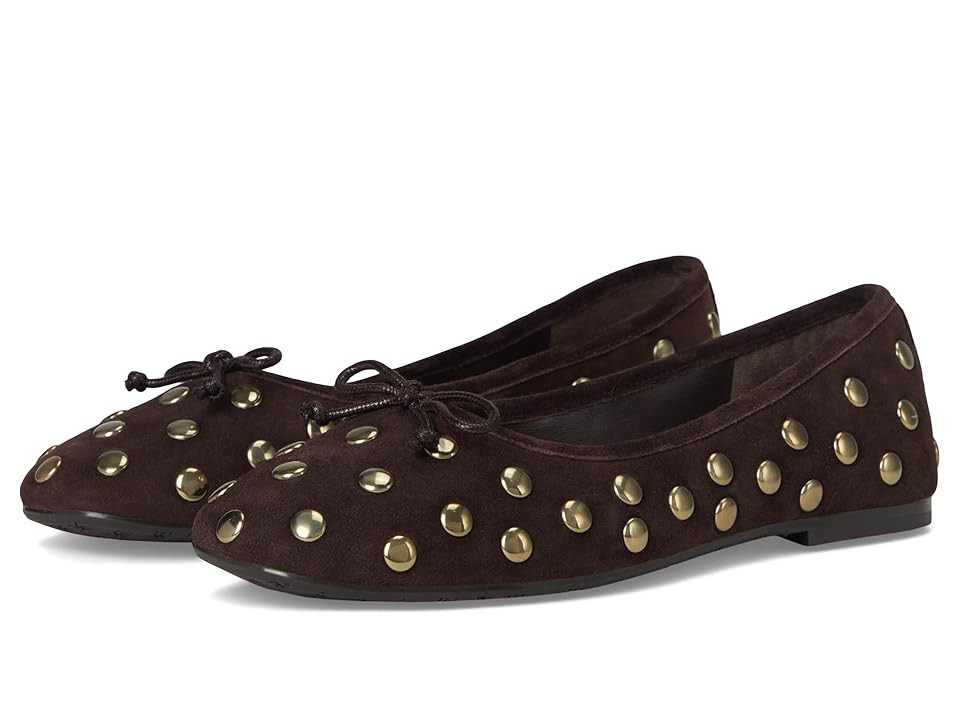 Sam Edelman Alie Stud Women's Flat Shoes Cafe Noir Stud : 5 M, Leather | Zappos