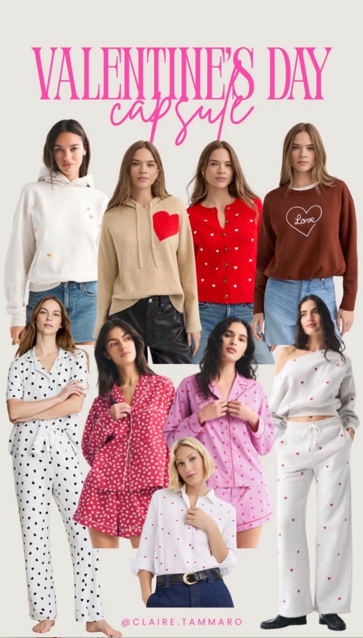 Valentine’s Capsule!! 50% off all things from Loft!!! 

Valentines, valentines fashion, heart fashion, cardigan, pajamas, pj set, valentines style, red outfit, pink outfit, February style 

#LTKdayinmylife #LTKootd #LTKSeasonal