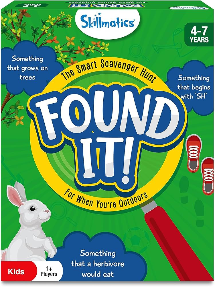 Skillmatics Outdoor Scavenger Hunt Card Game - Found It, Easter Basket Stuffers, Educational, Gif... | Amazon (US)