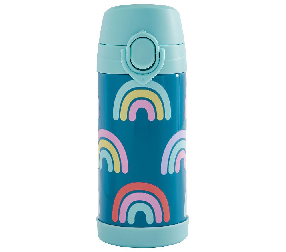 Turquoise Rainbow Mackenzie Water Bottle | Pottery Barn Kids