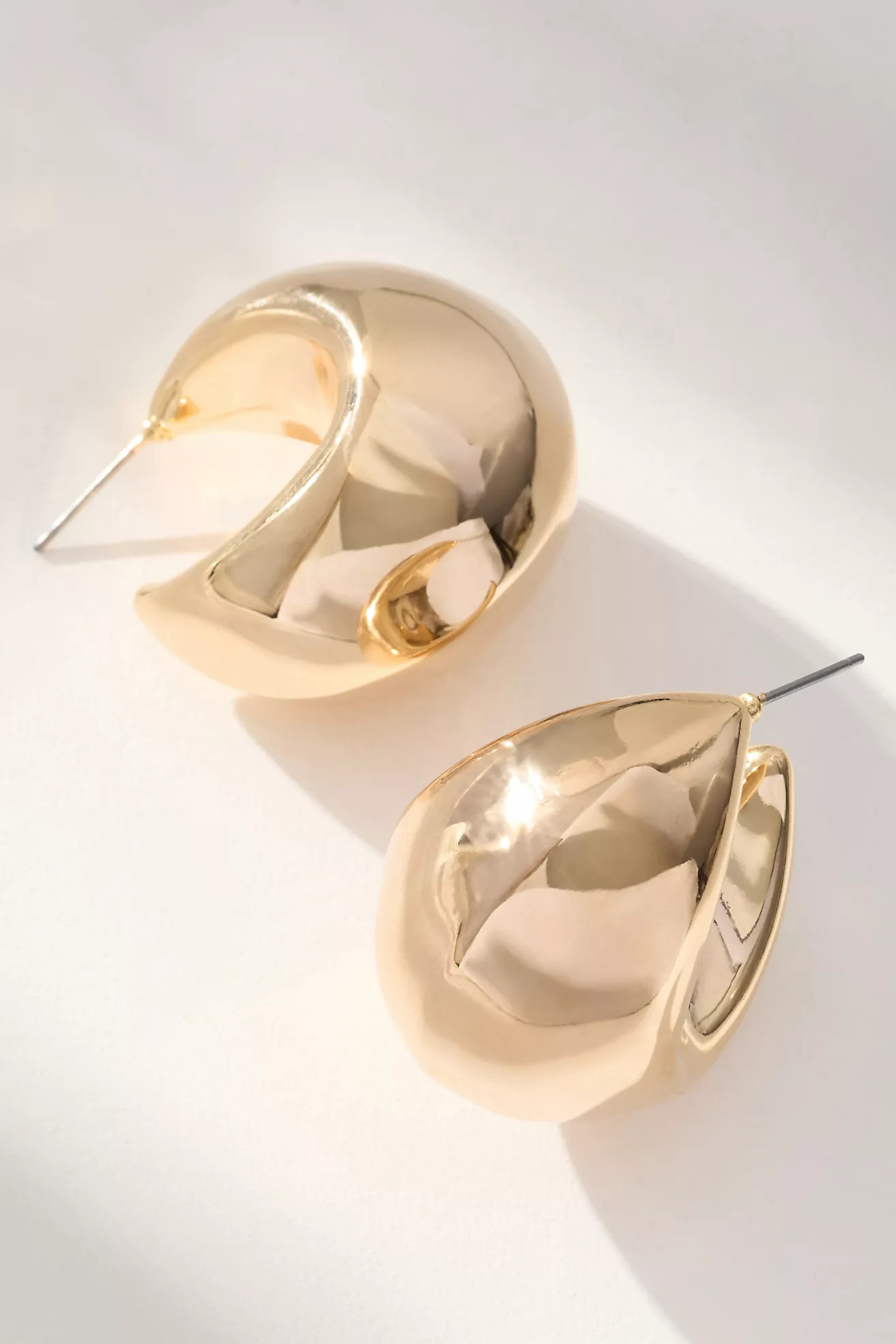 Chunky Huggie Hoop Earrings | Anthropologie (US)