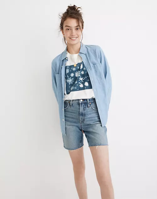 Chambray Button-Up Sailor Shirt | Madewell