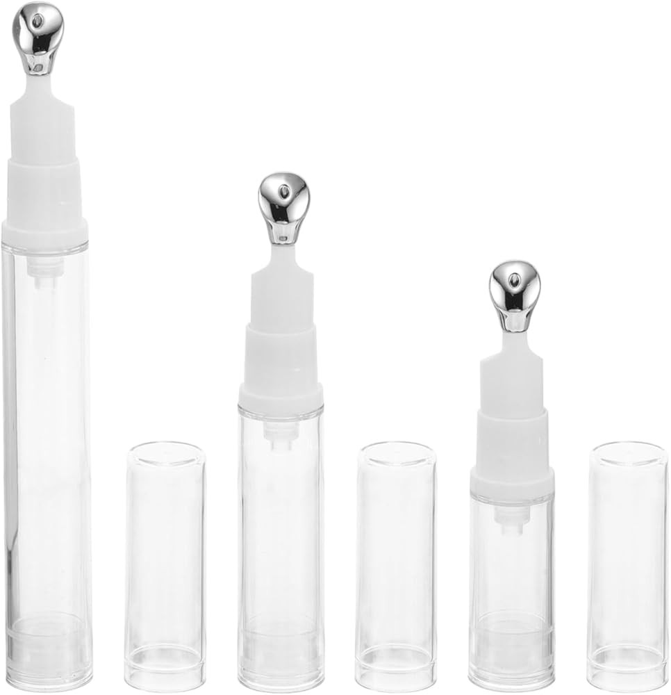 Empty Airless Pump Bottles for Eye Cream with Zinc Alloy Massage Tip Compact Travel Skincare Cosm... | Amazon (CA)