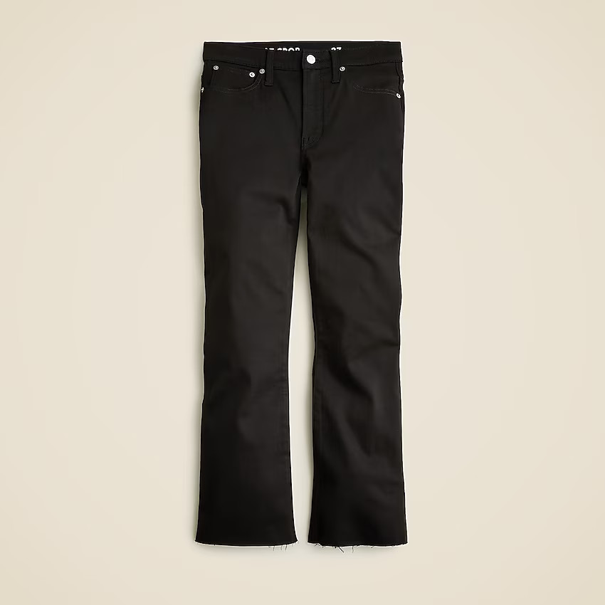 9" demi-boot crop jean in Stay Black | J. Crew US
