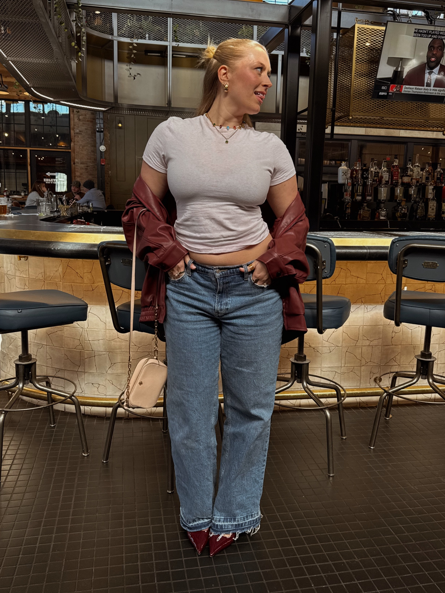 Pink + burgundy 🌸♥️

#LTKStyleTip #LTKSeasonal #LTKMidsize
