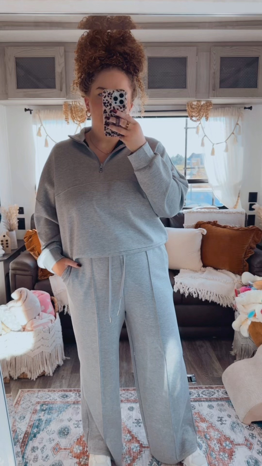 Soft, smooth, and seriously comfy 🥰 My new go to for all the cozy vibes 🖤 Perfect for lounging, running errands, or just pretending I’m productive 😉 gray two piece lounge set | silky smooth amazon loungewear | sleek gray matching set outfit | buttery soft sweatpants and jacket set | amazon travel outfit ideas for women | elevated cozy outfit for fall | chic all gray outfit inspo | comfy matching set for everyday wear | amazon fashion finds under $50 | soft silky lounge set for women | minimalist gray outfit aesthetic | cozy yet elevated amazon outfit | fall travel day outfit ideas | comfortable but stylish loungewear set | gray athleisure outfit with zip jacket 

#LTKSaleAlert #LTKdayinmylife #LTKgrwm