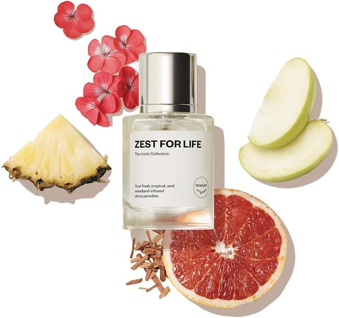 Dossier Original Eau de Parfum - Zest for Life - Unisex - 50 ML Long-lasting Perfume Crafted in F... | Amazon (US)