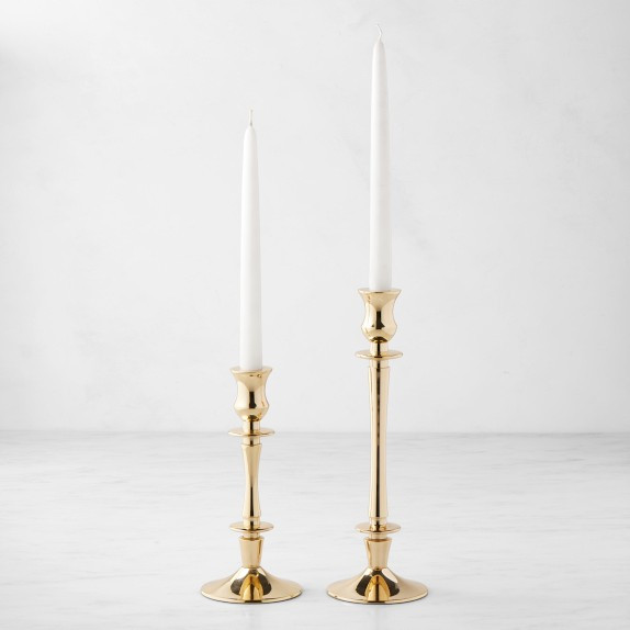 Heirloom Gold Taper Holders | Williams-Sonoma