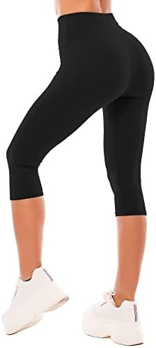 SINOPHANT High Waisted Leggings for Women - Full Length Capri Buttery Soft Yoga Pants for Workout... | Amazon (US)