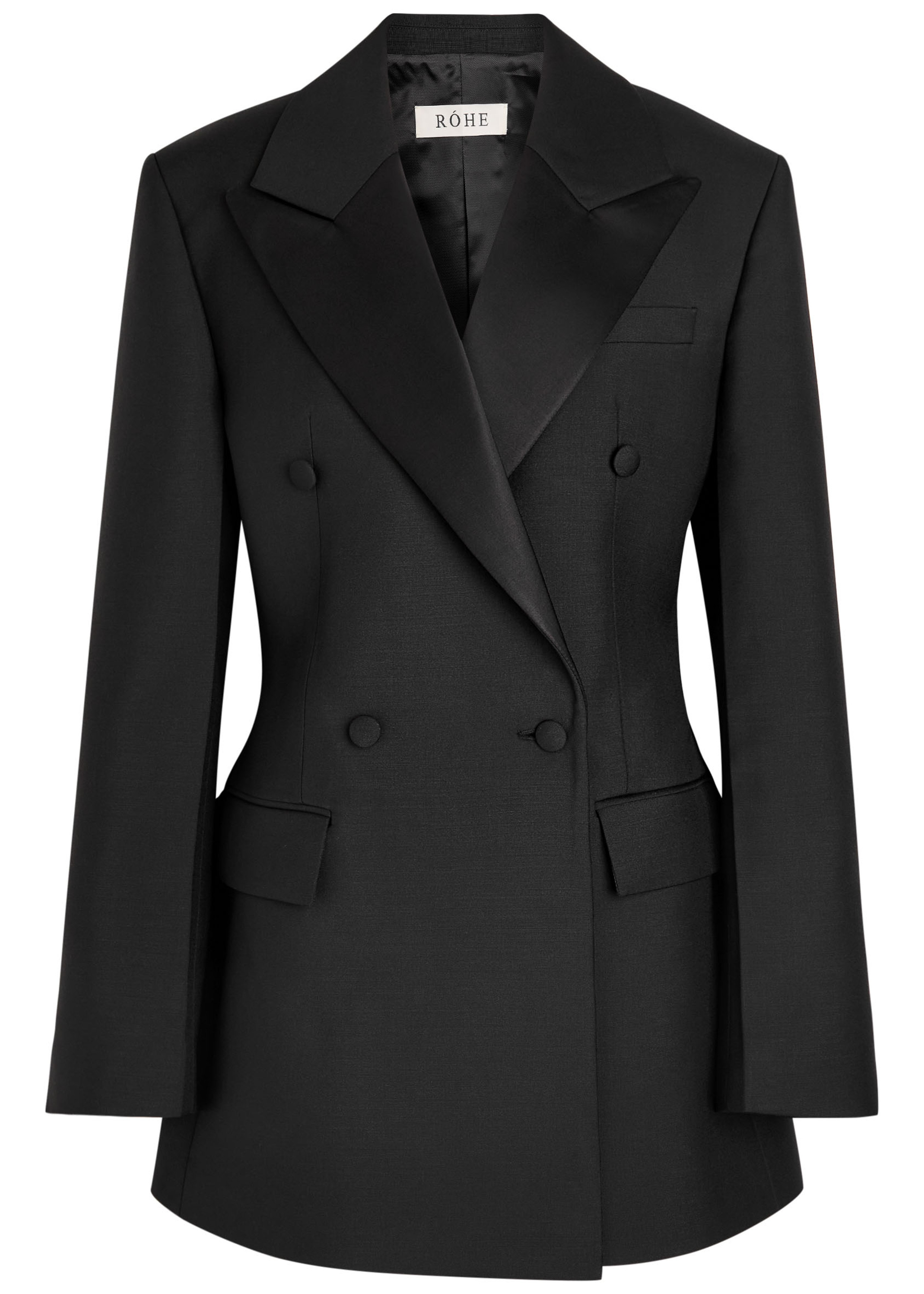 Hourglass wool and mohair-blend blazer | Harvey Nichols