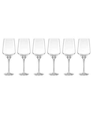 Lenox Tuscany Classics Angled Wine Glasses, Set Of 6 - Clear | Macy's