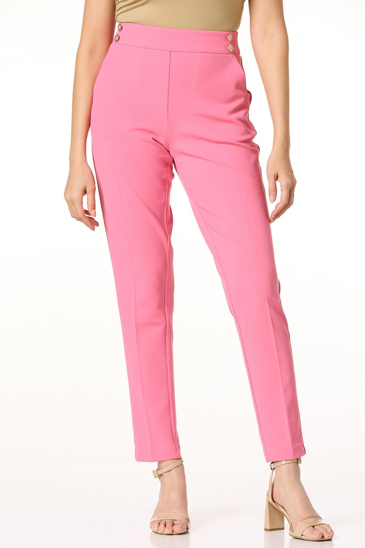 Petite Rose Crepe Scuba Knit Pants | Cato Fashions