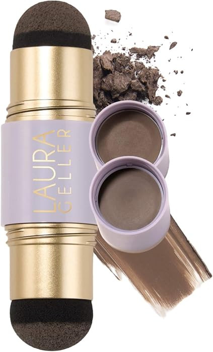 LAURA GELLER NEW YORK Root Touch-Up for Hair & Brows, Instant 100% Gray Root Coverage with Builda... | Amazon (US)