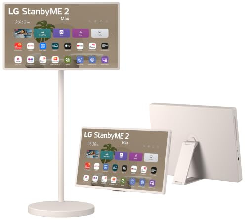 LG StanbyME 2 Max - 32-Inch 4K Smart Portable Touchscreen TV | Amazon (US)
