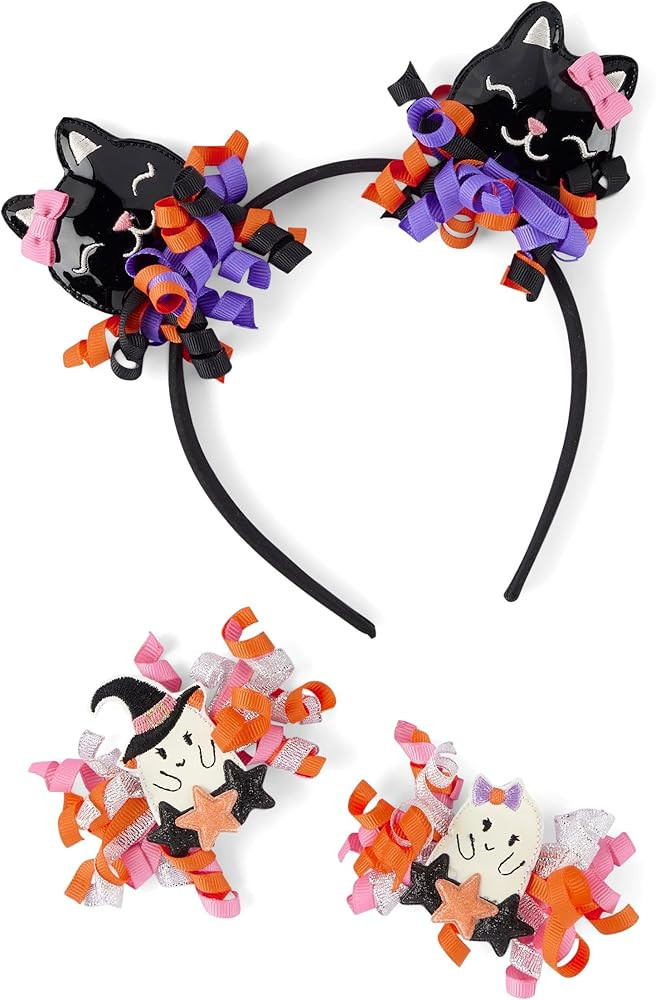 Gymboree,and Toddler Headbands and Hair Accessories,Cats and Ghost,One Size | Amazon (US)