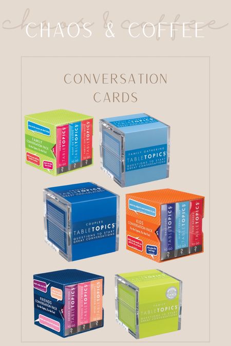 Conversation cards // travel cards // travel games for the car // family Christmas games

#LTKGiftGuide #LTKHoliday #LTKparties