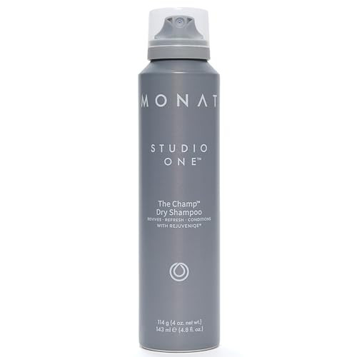 MONAT Studio One™ The Champ™ Conditioning Dry Shampoo Infused w/Rejuveniqe® - Waterless Shampoo That Absorbs Oils, Dirt & Impurities in Between Shampoos. For All Hair Types - Net wt. 113g/4 fl oz. | Amazon (US)