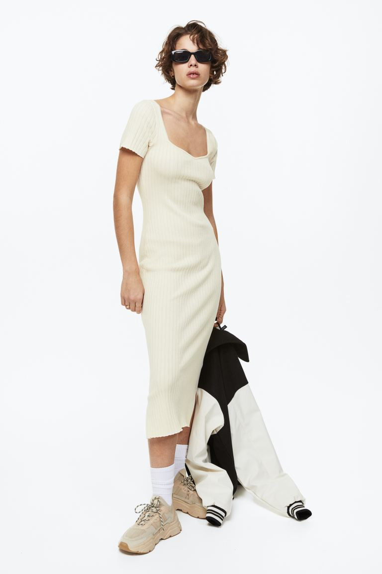 Rib-knit Bodycon Dress | H&M (US + CA)