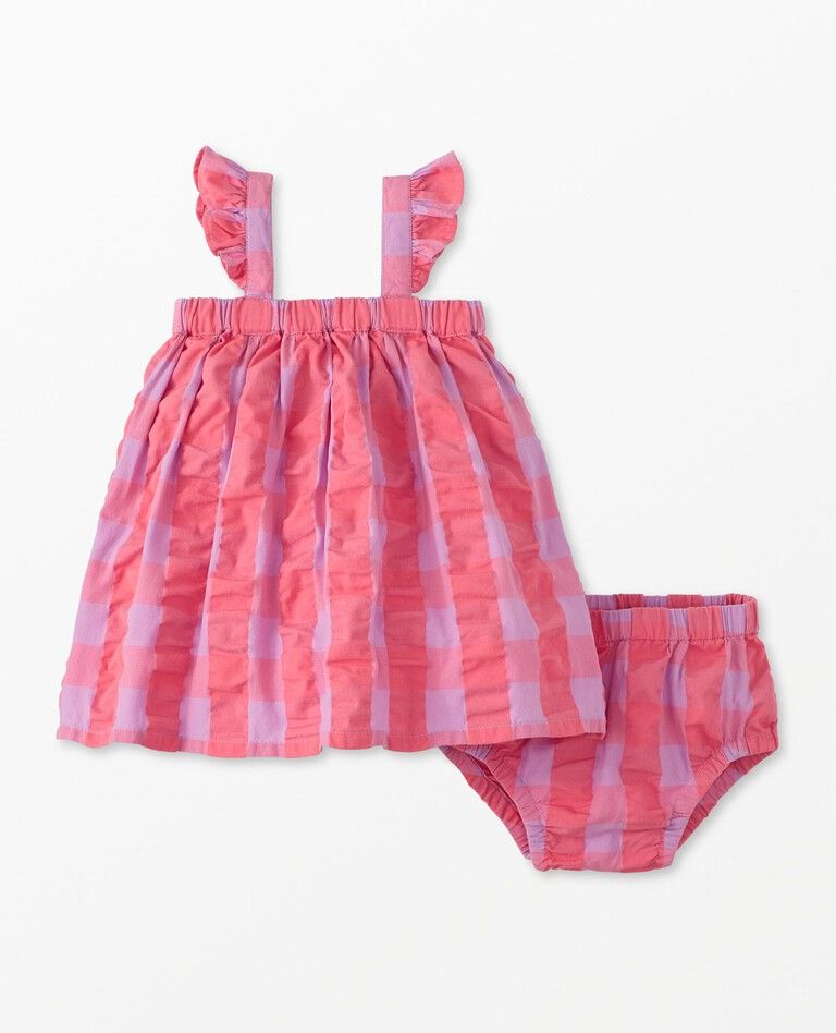 Baby Gingham Dress & Bloomer Set | Hanna Andersson