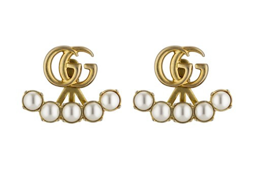 Pearl Double G earrings | Gucci (US)