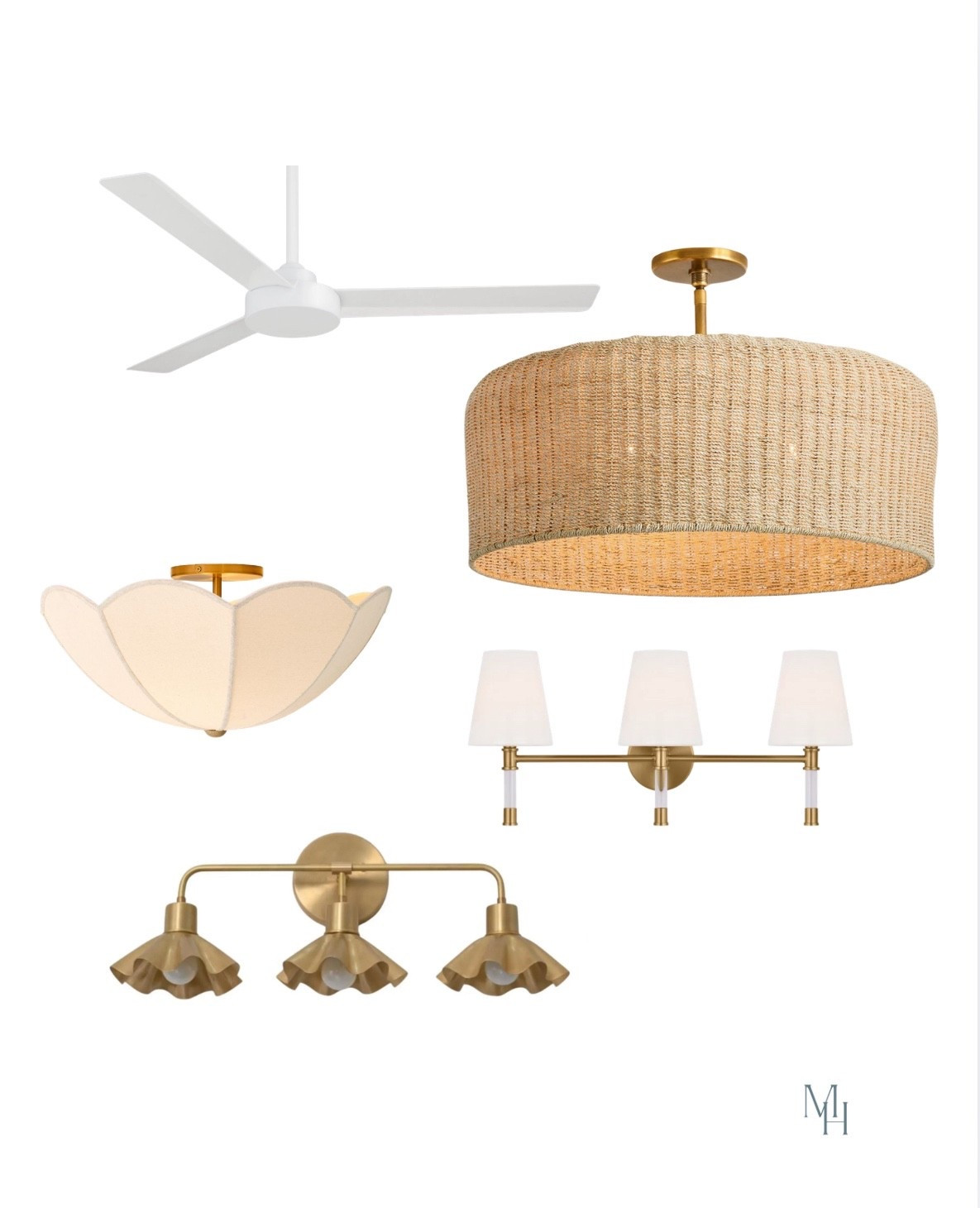 Upstairs light selection for a #newbuild client! 