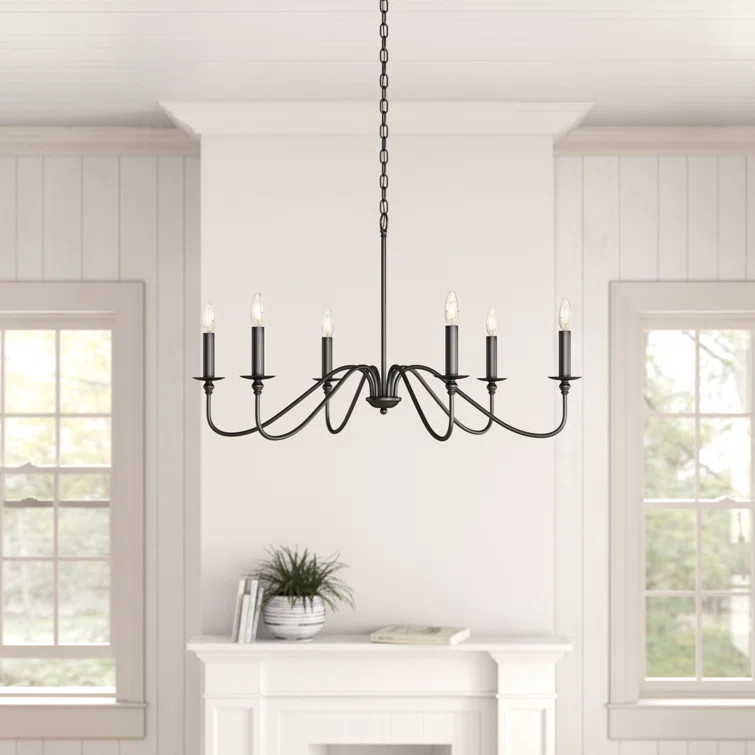Ableton 6 - Light Candle Style Classic / Traditional Chandelier | Wayfair North America
