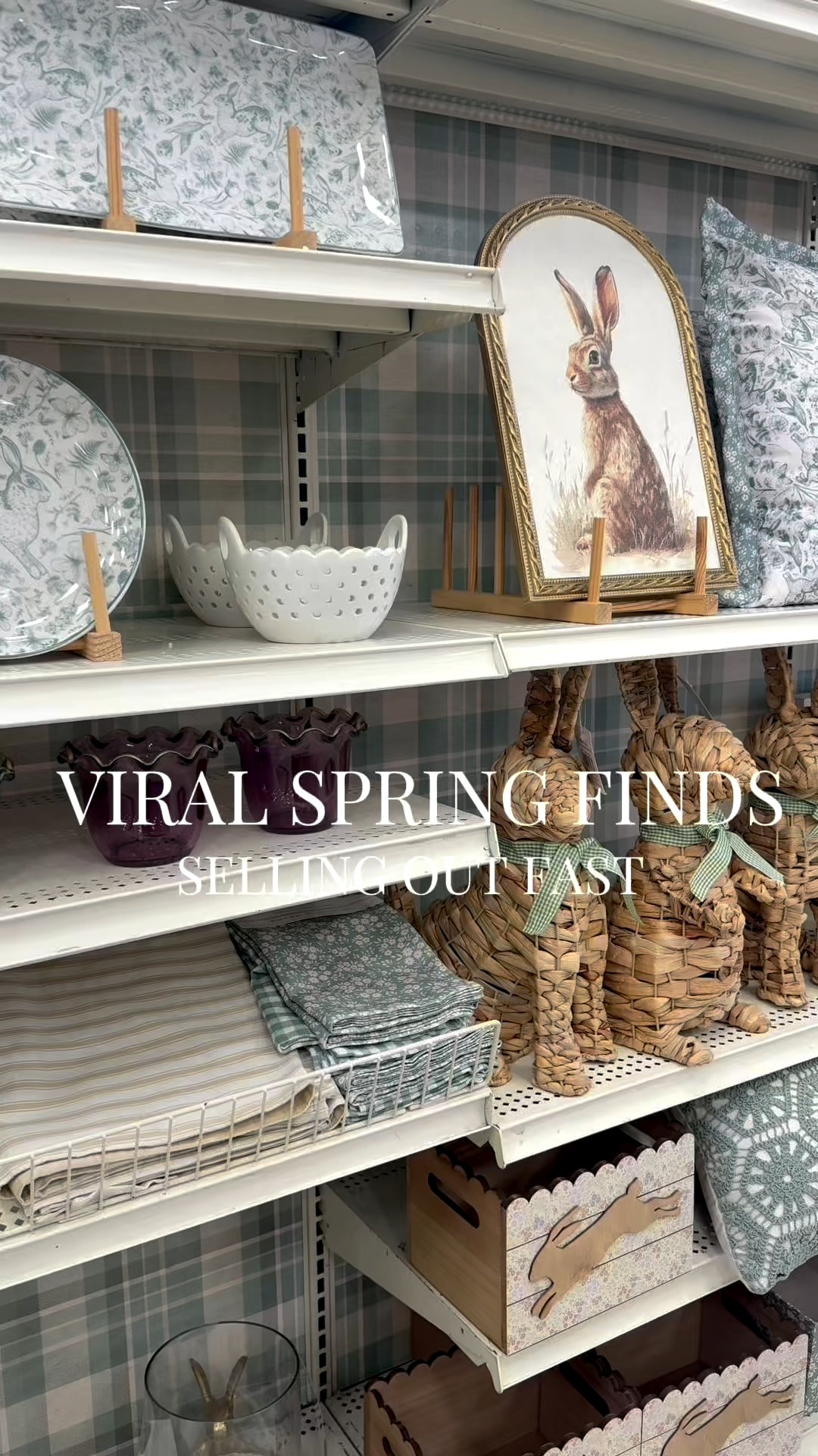 🌸 Viral Spring Finds 🌸
These spring decor pieces are already trending and selling out fast — seen all over social media, neutral, easy to style, and perfect for refreshing shelves, tables, entryways, and porches.
The bunnies and framed art are a look-for-less and will go quickly!

I linked everything from this reel plus more spring favorites I’m loving 🤍
Tap to shop before they’re gone ✨


#LTKSeasonal #LTKSaleAlert #LTKHome