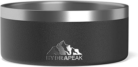 Hydrapeak Dog Bowl, Non Slip Stainless Steel, Dog Water Bowl, Dog Food Bowls, Large Sized Dog, Do... | Amazon (US)