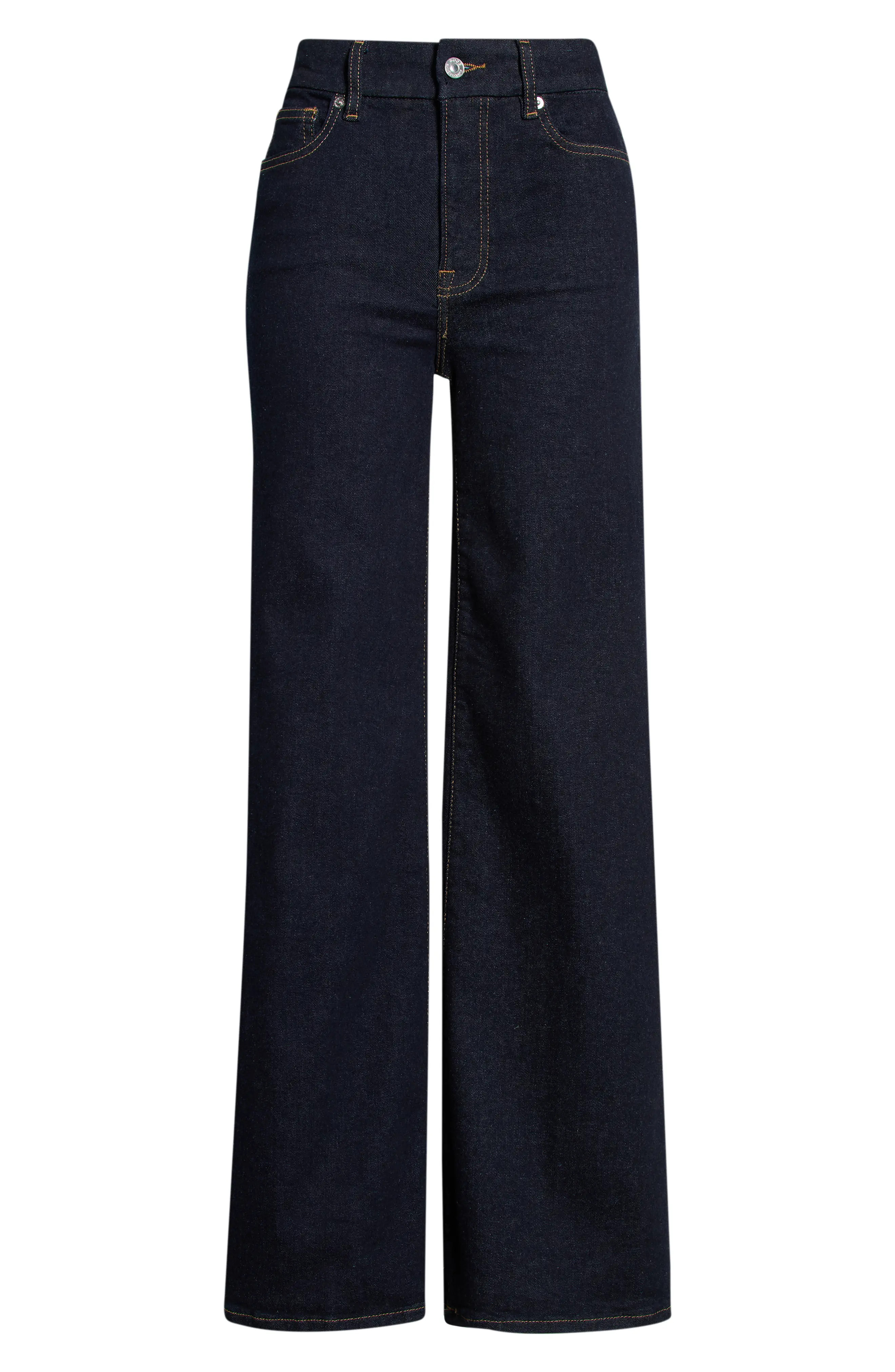 Good American Always Fits Slim Palazzo High Waist Wide Leg Jeans (Women) | Nordstrom | Nordstrom