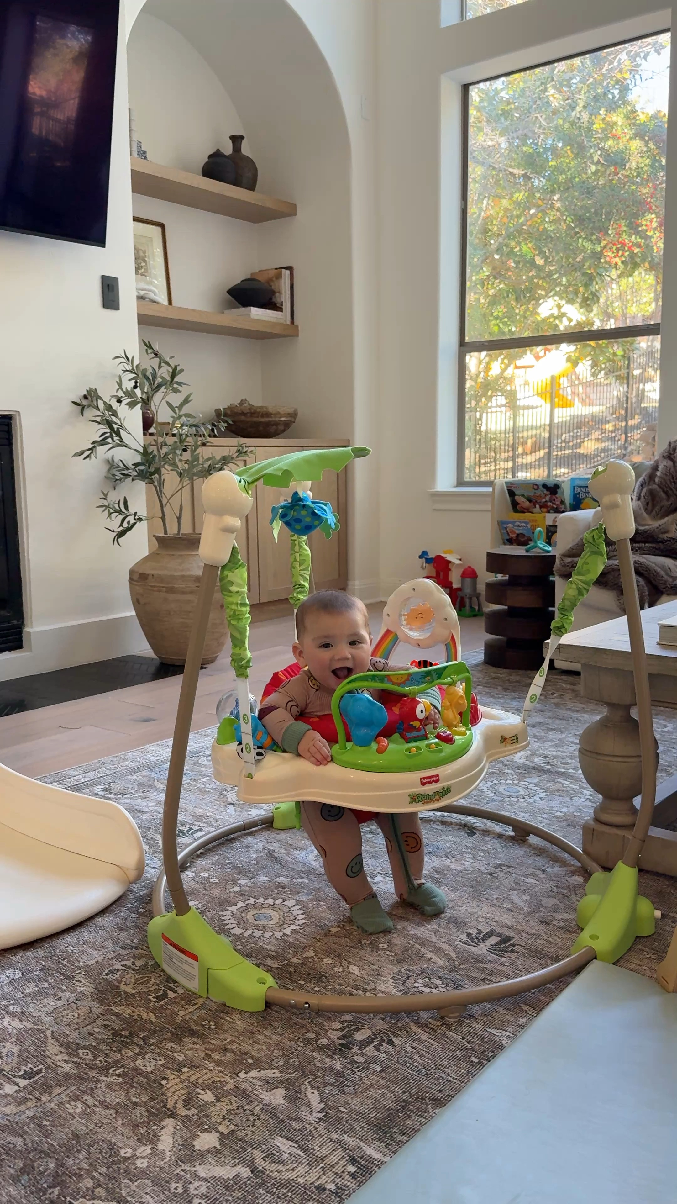 Christian is 5 months old and he loves this rainforest jumper bouncer so much! We used it for Teddi too!! 

#LTKKids #LTKBaby #LTKFamily