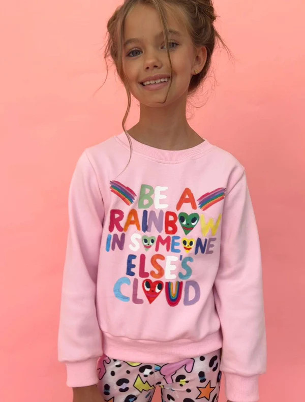 Be A Rainbow Sweatshirt | Lola + The Boys