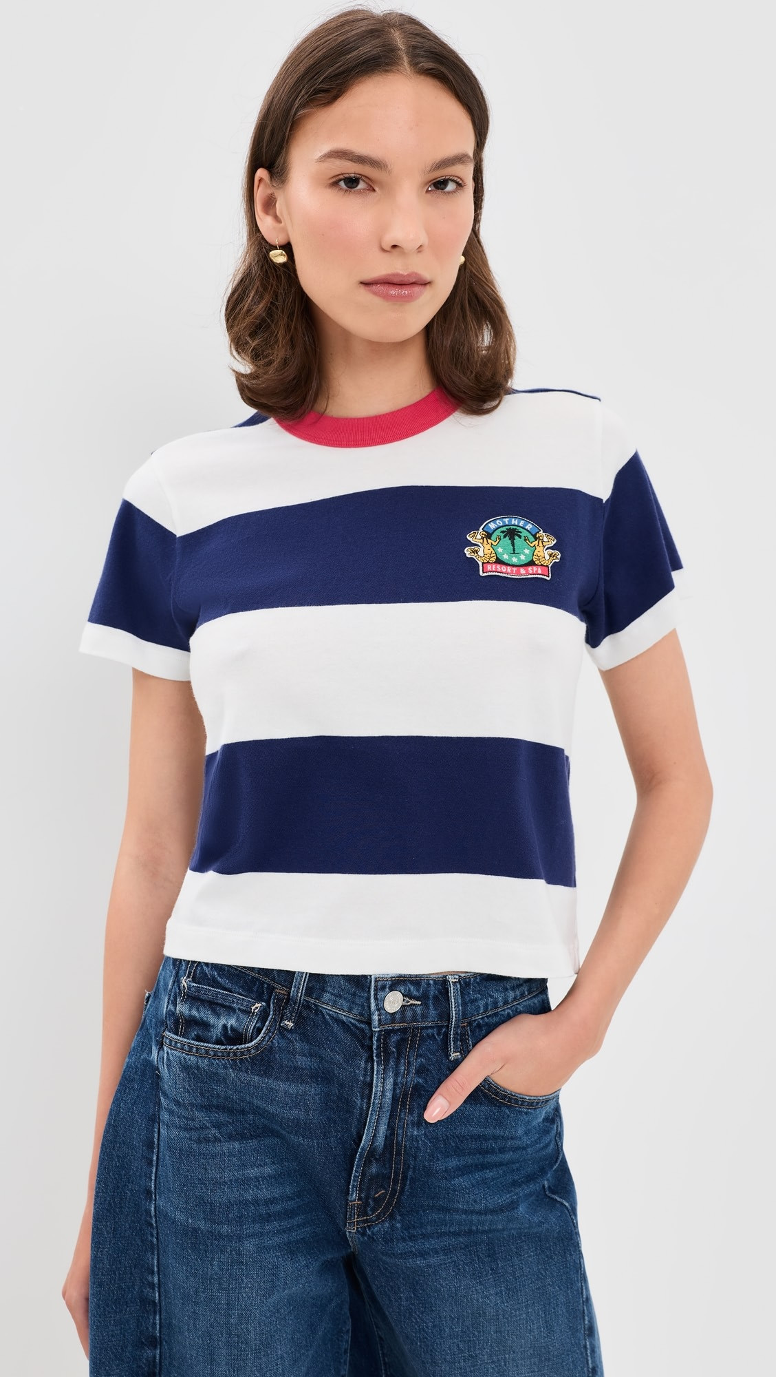 MOTHER The Boxy Goodie Goodie Tee | Shopbop | Shopbop